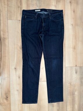 Ag Adriano Goldschmied Indigo Cigarette Leg Jeans
